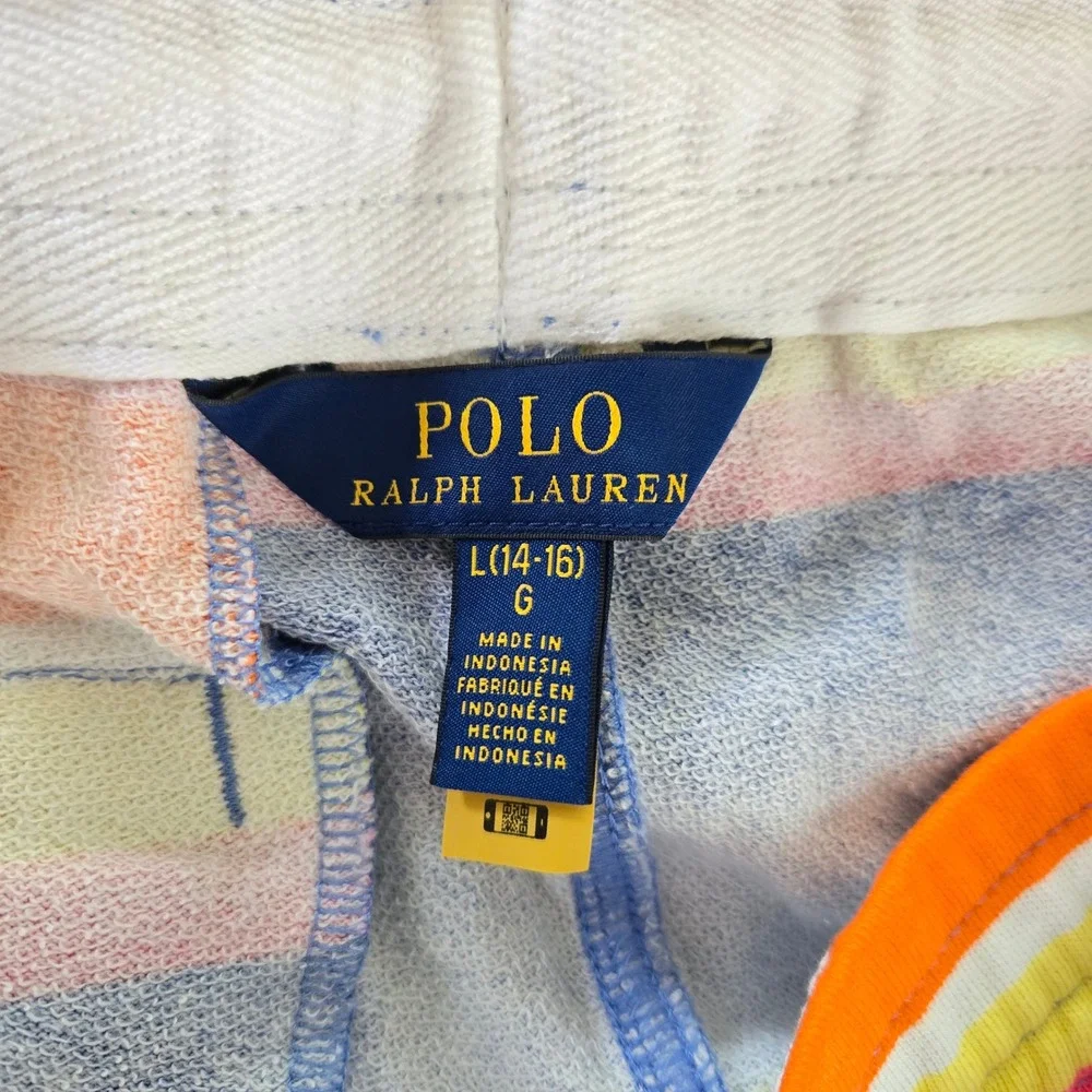 NWT Polo Ralph Lauren 100% Cotton Womens 14-16 Shorts High Waist Vacation Resort